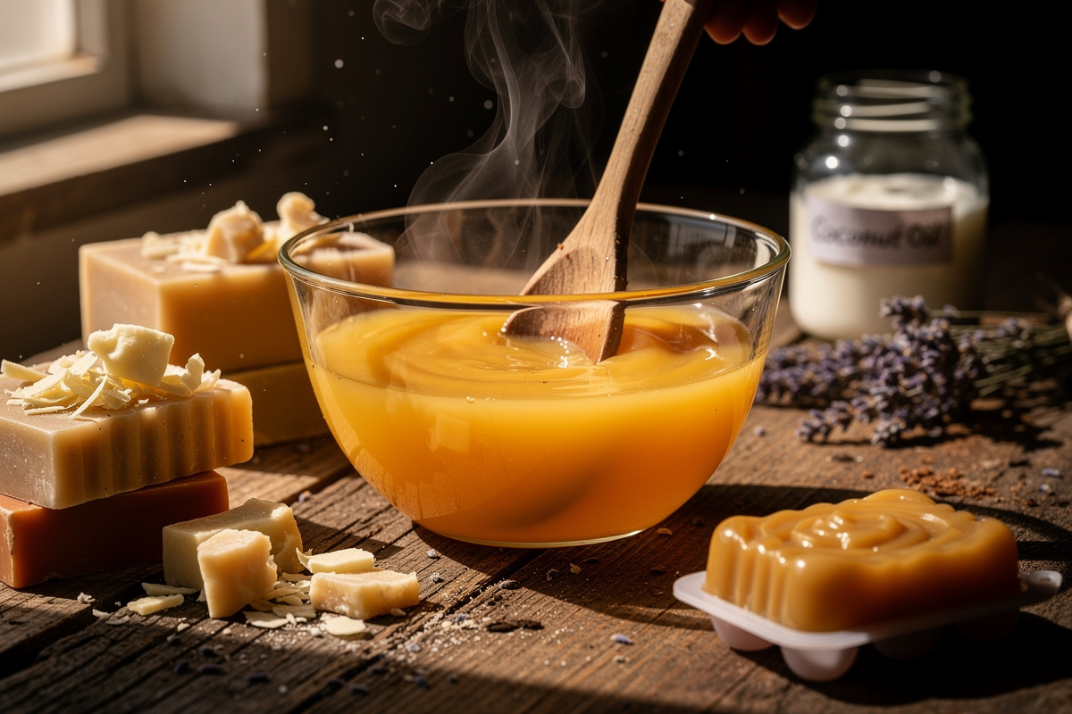Faire fondre du savon sans eau : 3 méthodes simples