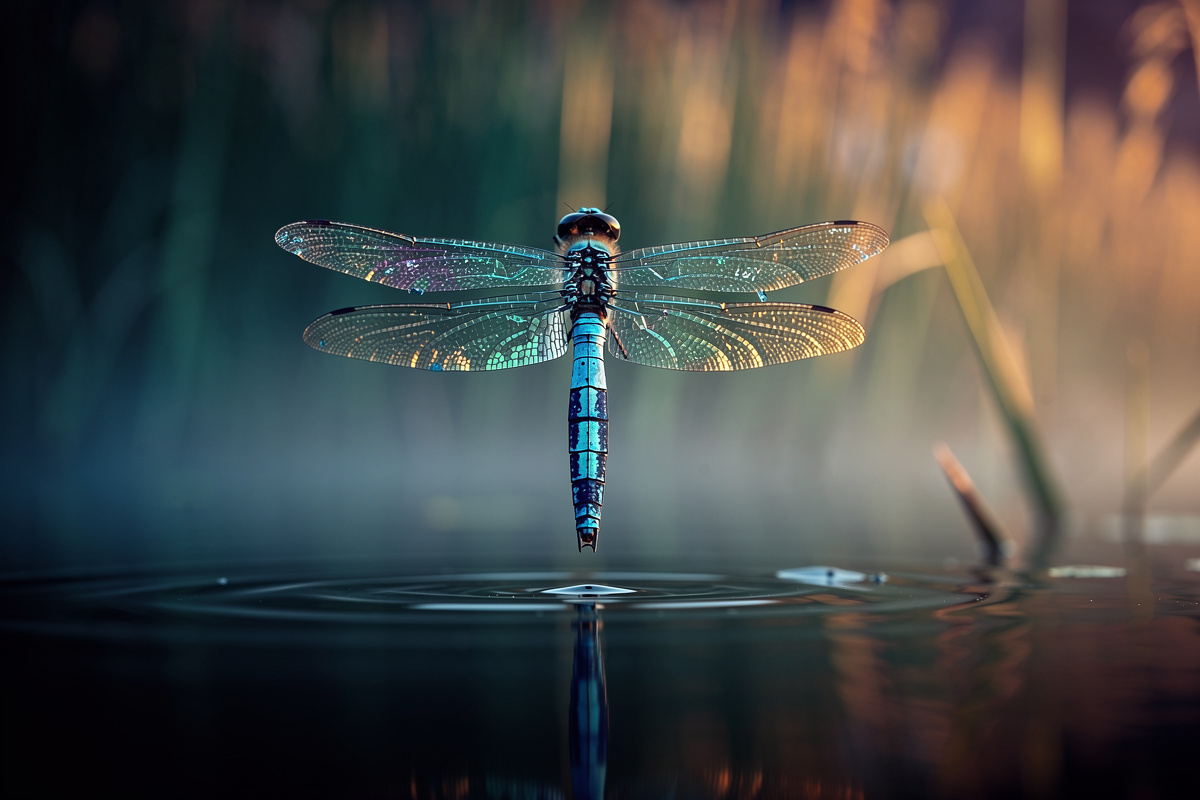 Libellule bleue : quelle est sa signification ?