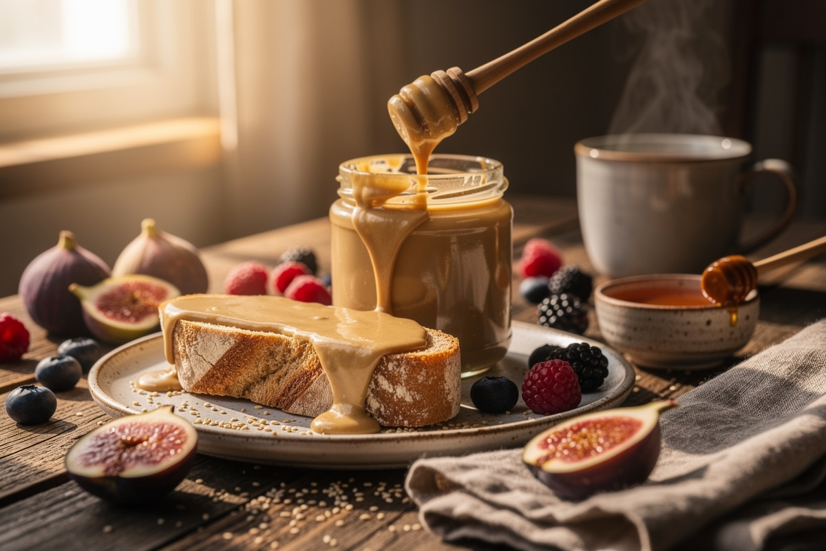 Purée de sésame au petit-déjeuner : 7 idées gourmandes